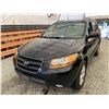 Image 3 : 2009 HYUNDAI SANTE FE, BLACK, 300884 KMS, FRONT WHEEL DRIVE. NO RESERVE. - P258045