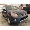 Image 8 : 2006 HONDA CRV, BLUE, 235991 KMS, FOUR WHEEL DRIVE. - D807101