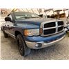 Image 8 : 2004 DODGE 1500, BLUE, 256993 KMS, 4X4. - P143433