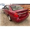 Image 21 : 2004 CHEVY MALIBU, RED, 188056 KMS, FRONT WHEEL DRIVE. - D110385