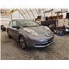 Image 8 : 2016 NISSAN LEAF, SILVER, 130258 KMS, FRONT WHEEL DRIVE. - D305803
