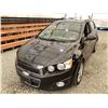 Image 3 : 2015 CHEVROLET SONIC, BLACK, 150735 KMS, FRONT WHEEL DRIVE. - J200130