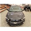 Image 7 : 2015 CHEVROLET SONIC, BLACK, 150735 KMS, FRONT WHEEL DRIVE. - J200130
