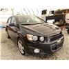 Image 8 : 2015 CHEVROLET SONIC, BLACK, 150735 KMS, FRONT WHEEL DRIVE. - J200130