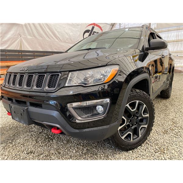 2019 JEEP TRAILHAWK, BLACK, 120540 KMS, 4X4. - D826528