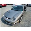 Image 4 : 2002 PONTIAC SUNFIRE, GOLD, 129182 KMS, FRONT WHEEL DRIVE. - J155481