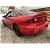 Image 20 : 2004 CHEVY CAVALIER, RED, 260998 KMS, FRONT WHEEL DRIVE. - B124542