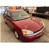 Image 10 : 2004 CHEVY MALIBU, RED, 188056 KMS, FRONT WHEEL DRIVE. - D110385