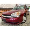 Image 1 : 2004 CHEVY MALIBU, RED, 188056 KMS, FRONT WHEEL DRIVE. - D110385