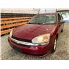 Image 3 : 2004 CHEVY MALIBU, RED, 188056 KMS, FRONT WHEEL DRIVE. - D110385