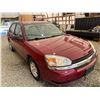 Image 9 : 2004 CHEVY MALIBU, RED, 188056 KMS, FRONT WHEEL DRIVE. - D110385