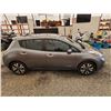 Image 12 : 2016 NISSAN LEAF, SILVER, 130258 KMS, FRONT WHEEL DRIVE. - D305803