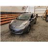 Image 3 : 2016 NISSAN LEAF, SILVER, 130258 KMS, FRONT WHEEL DRIVE. - D305803