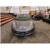 Image 6 : 2016 NISSAN LEAF, SILVER, 130258 KMS, FRONT WHEEL DRIVE. - D305803