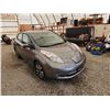 Image 9 : 2016 NISSAN LEAF, SILVER, 130258 KMS, FRONT WHEEL DRIVE. - D305803