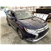 Image 10 : 2017 MITSUBISHI OUTLANDER BLUE, 167487 KMS, FOUR WHEEL DRIVE. - D612165