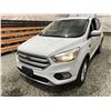 Image 3 : 2017 FORD ESCAPE, WHITE, 128425 KMS, FOUR WHEEL DRIVE. - DE60368