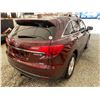 Image 15 : 2014 ACURA RDX, RED, 166642 KMS, ALL WHEEL DRIVE. - D800254