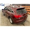 Image 22 : 2014 ACURA RDX, RED, 166642 KMS, ALL WHEEL DRIVE. - D800254