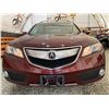Image 5 : 2014 ACURA RDX, RED, 166642 KMS, ALL WHEEL DRIVE. - D800254