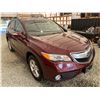 Image 9 : 2014 ACURA RDX, RED, 166642 KMS, ALL WHEEL DRIVE. - D800254