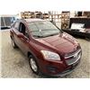Image 10 : 2016 CHEVY TRAX, RED, 127463 KMS, ALL WHEEL DRIVE. - D194412