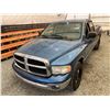 Image 4 : 2004 DODGE 1500, BLUE, 256993 KMS, 4X4. - P143433