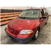 Image 3 : 2000 FORD WINDSTAR, RED, 197731 KMS, FRONT WHEEL DRIVE. - DA22608