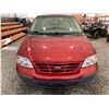 Image 6 : 2000 FORD WINDSTAR, RED, 197731 KMS, FRONT WHEEL DRIVE. - DA22608