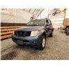 Image 2 : 2006 NISSAN PATHFINDER, BLUE, 226370 MILES, 4X4. - B620244