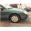 Image 25 : 2000 FORD TAURUS, GREEN, 145430 KMS, FRONT WHEEL DRIVE. - B184255