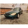 Image 2 : 2000 FORD TAURUS, GREEN, 145430 KMS, FRONT WHEEL DRIVE. - B184255