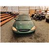 Image 7 : 2000 FORD TAURUS, GREEN, 145430 KMS, FRONT WHEEL DRIVE. - B184255