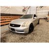 Image 1 : 2003 INFINITI G35, SILVER, 220989 KMS, REAR WHEEL DRIVE. - B207510