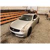 Image 4 : 2003 INFINITI G35, SILVER, 220989 KMS, REAR WHEEL DRIVE. - B207510