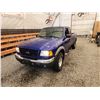 Image 3 : 2003 FORD RANGER, BLUE, 246109 KMS, 4X4. - BA16672
