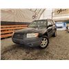 Image 1 : 2006 SUBARU FORESTER, BLACK, 283350 KMS, ALL WHEEL DRIVE. - B707992