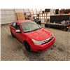 Image 10 : 2008 FORD FOCUS, RED, 196033 KMS, FRONT WHEEL DRIVE. - D277478