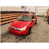 Image 4 : 2008 FORD FOCUS, RED, 196033 KMS, FRONT WHEEL DRIVE. - D277478