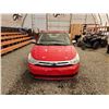 Image 6 : 2008 FORD FOCUS, RED, 196033 KMS, FRONT WHEEL DRIVE. - D277478