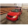 Image 3 : 2006 CHEVY COBALT, RED, 177828 KMS, FRONT WHEEL DRIVE. - B738948
