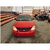 Image 6 : 2006 CHEVY COBALT, RED, 177828 KMS, FRONT WHEEL DRIVE. - B738948