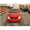 Image 7 : 2006 CHEVY COBALT, RED, 177828 KMS, FRONT WHEEL DRIVE. - B738948