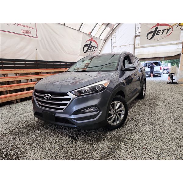 2017 HYUNDAI TUCSON, GREY, 190169 KMS, ALL WHEEL DRIVE. - J304940