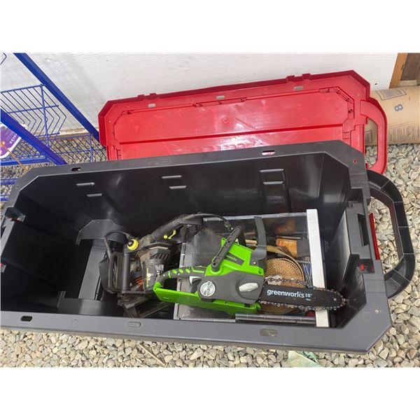 514 -- XL TOTE & CHAINSAW