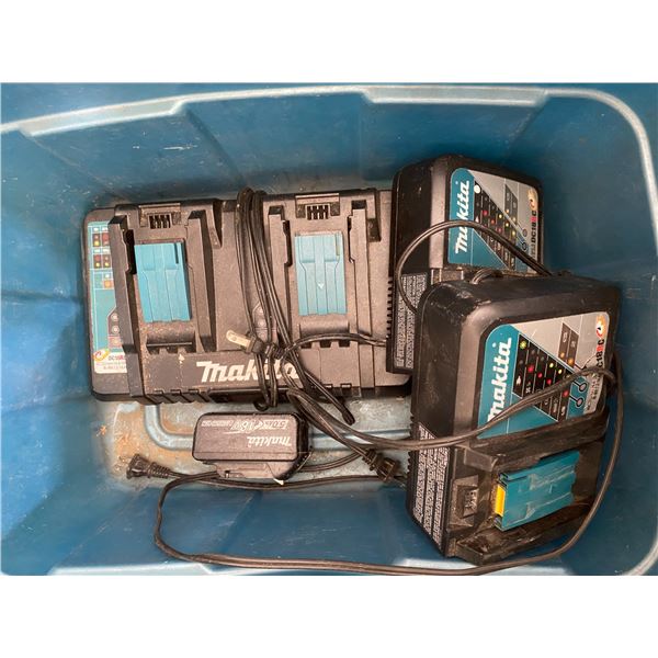 528 -- MAKITA BATTERY & CHARGER