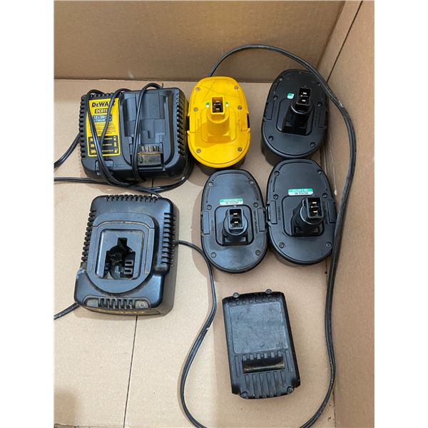 530 -- DEWALT BATTERIES & CHARGERS