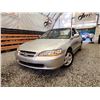 Image 1 : 1999 HONDA ACCORD EX, GOLD, 300763 KMS, FRONT WHEEL DRIVE. NO RESERVE. - P804153