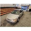 Image 4 : 1999 HONDA ACCORD EX, GOLD, 300763 KMS, FRONT WHEEL DRIVE. NO RESERVE. - P804153