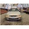 Image 5 : 1999 HONDA ACCORD EX, GOLD, 300763 KMS, FRONT WHEEL DRIVE. NO RESERVE. - P804153